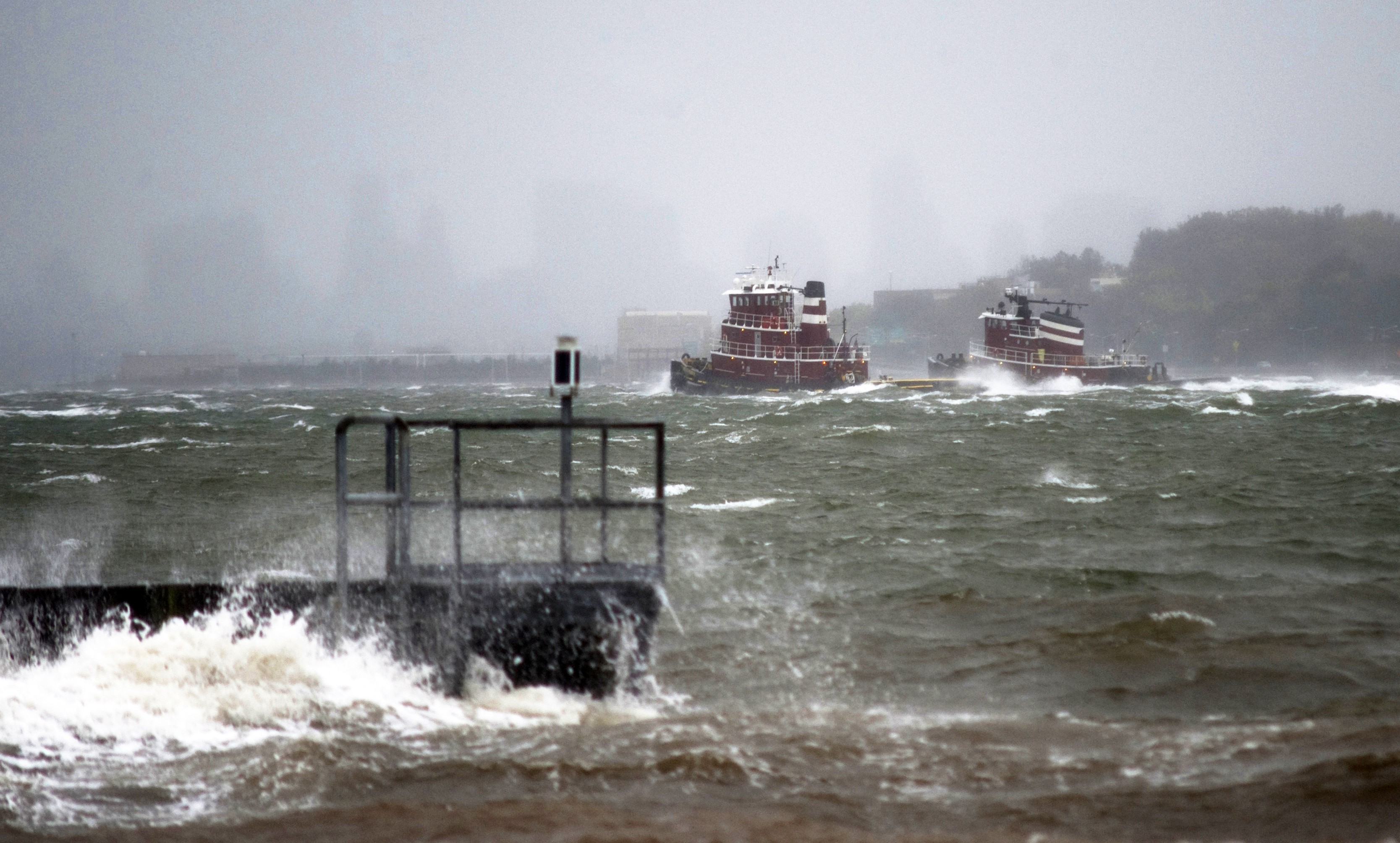 tugboats us coast guard new york hurricane sandy
