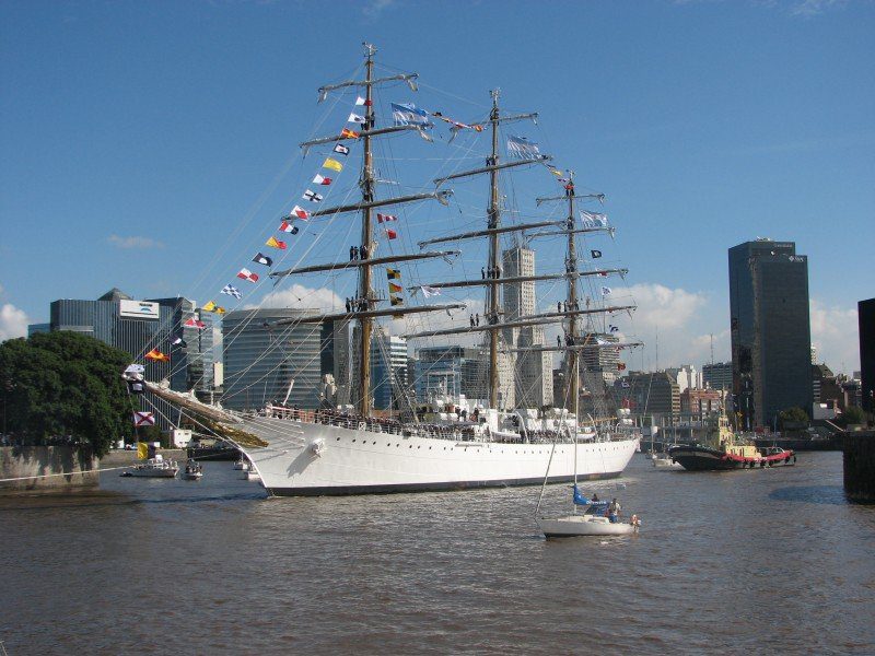 Argentine Tall Ship Stuck in Ghana For Foreseeable Future