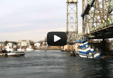 DÃ©jÃ  vu: Another Tugboat Capsizes and Sinks at Memorial Bridge Project in Maine [VIDEO]