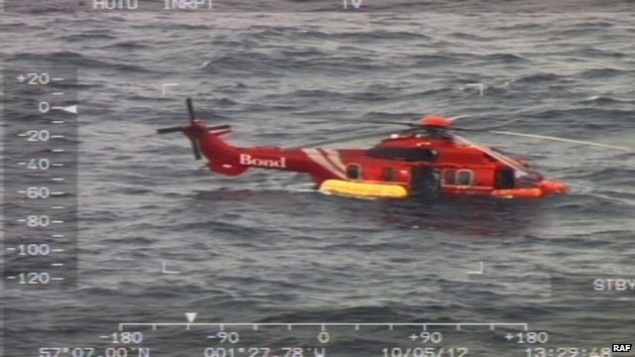 bond helicopters super puma ditching north sea