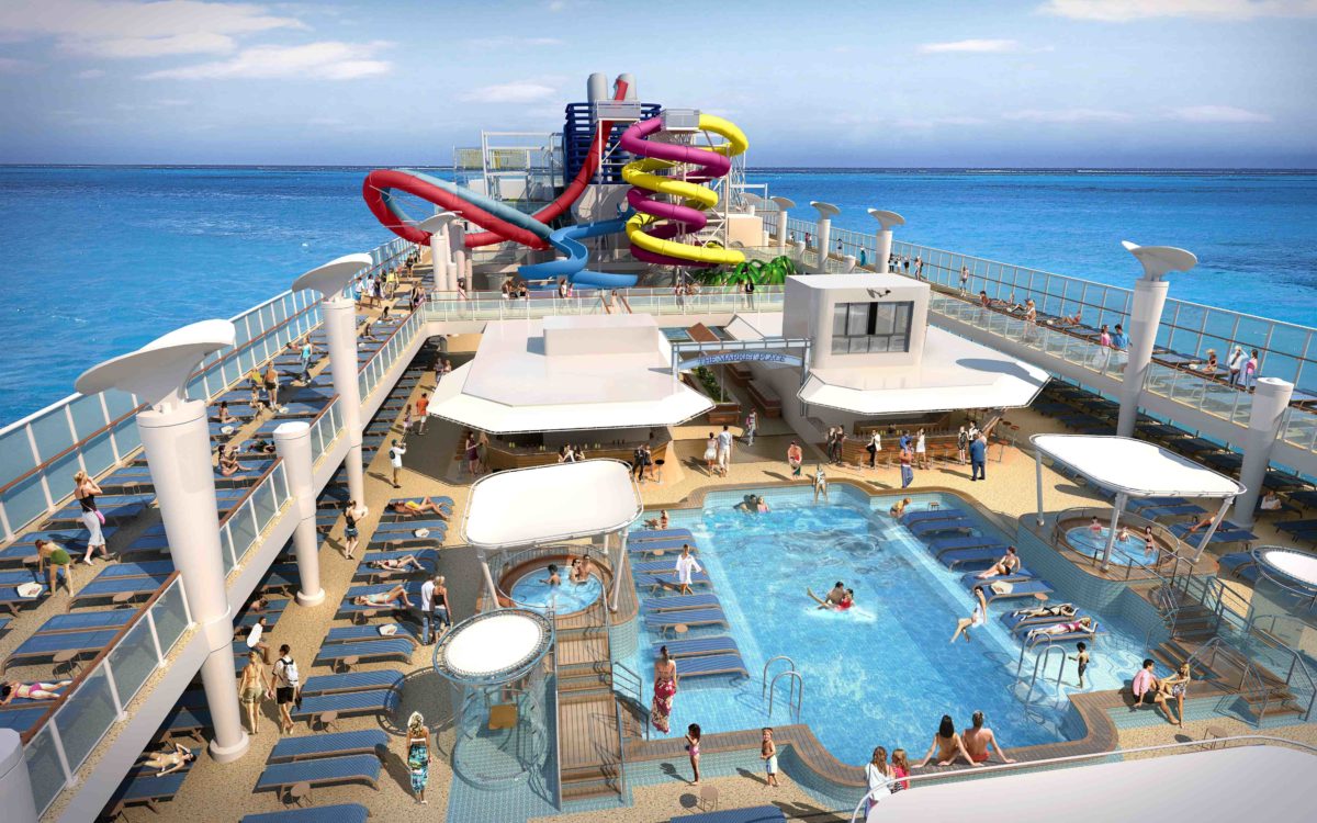 norwegian cruise line aqua park pool