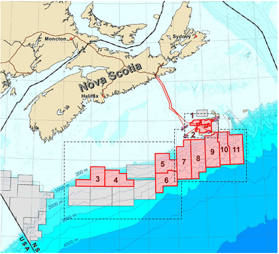 NS12-1 Parcels canada nova scotia offshore