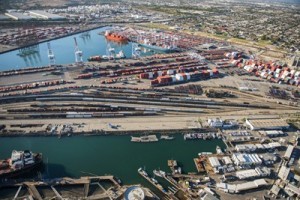 Port Of Los Angelas Aerial Photograph