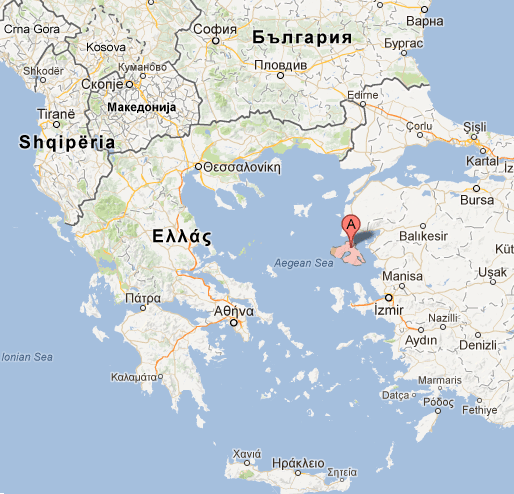 Lesvos greek island