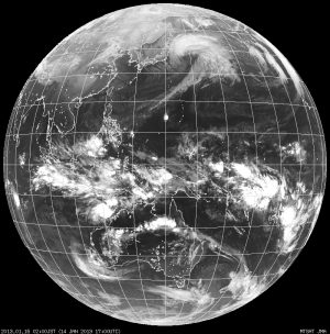 earth weather satellite image infrared