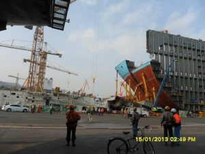 dsme shipyard incident maersk triple-E