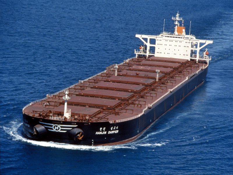 hanjin dampier capesize bulk carrier