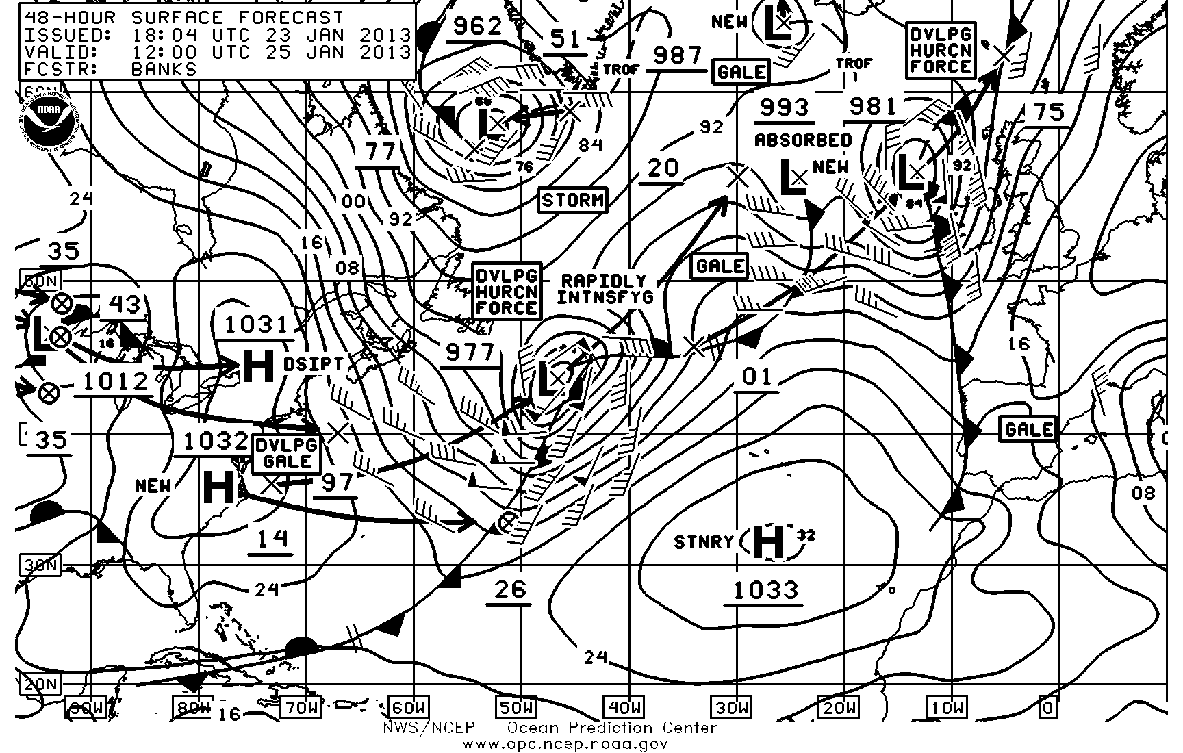Historic North Atlantic Storm On Track for Saturday – UPDATE