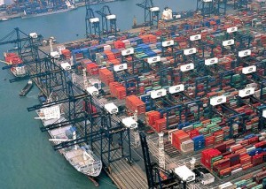 port hong kong container shipping containers