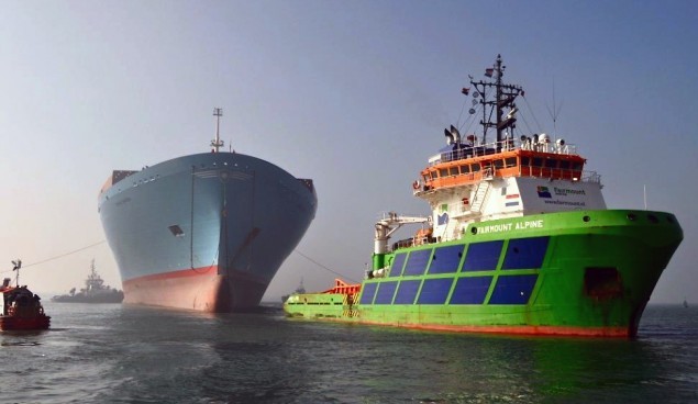Emma Maersk Reaches Fincantieri Repair Yard in Palermo