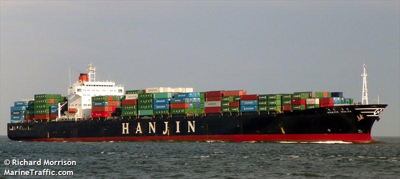 hanjin malta containership