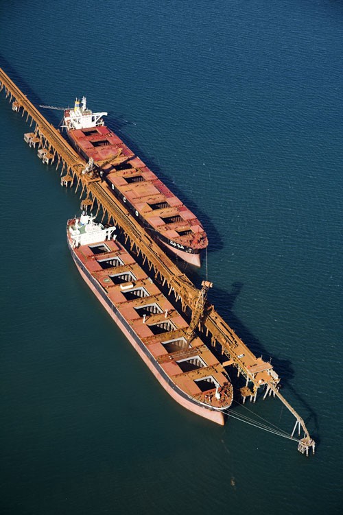 rio tinto cape lambert iron ore bulk carrier