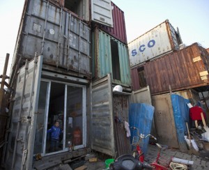 shipping container house shangai poverty china