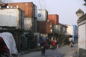 shipping containers shanghai poverty china