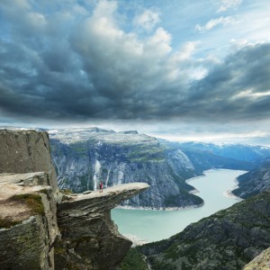 trolltunga norway scenic fjord norwegian landscape