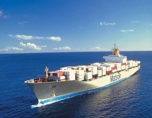 A Matson containership.