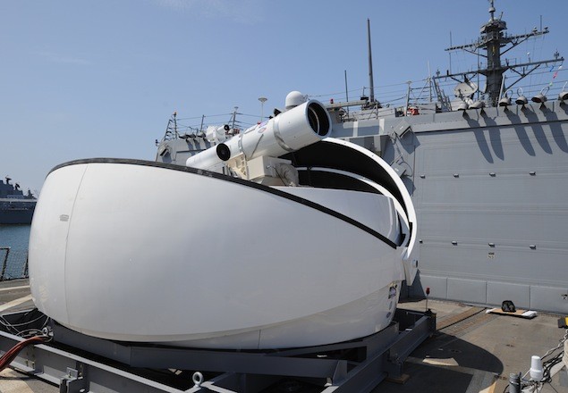 U.S. Navy to Deploy Shipboard Laser Weapon in 2014