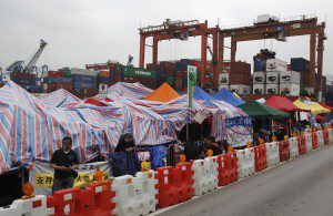 hong kong port strike