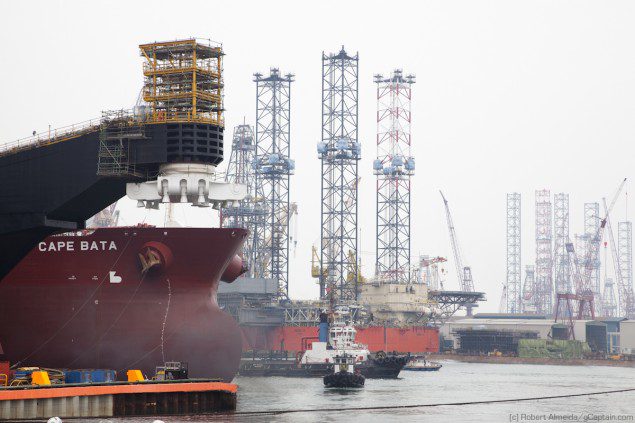 From FPSOs, to tankers, to jack-ups, Keppel builds them all. (c) R.Almeida/gCaptain