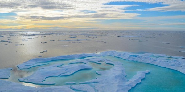 Arctic ice flow