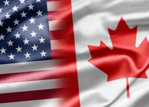 canada united states flag shutterstock
