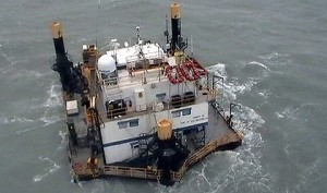 Trinity II liftboat in the Gulf of Mexico. Photo: Mexican Navy
