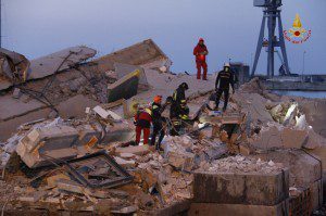 genoa pilots control tower collapse