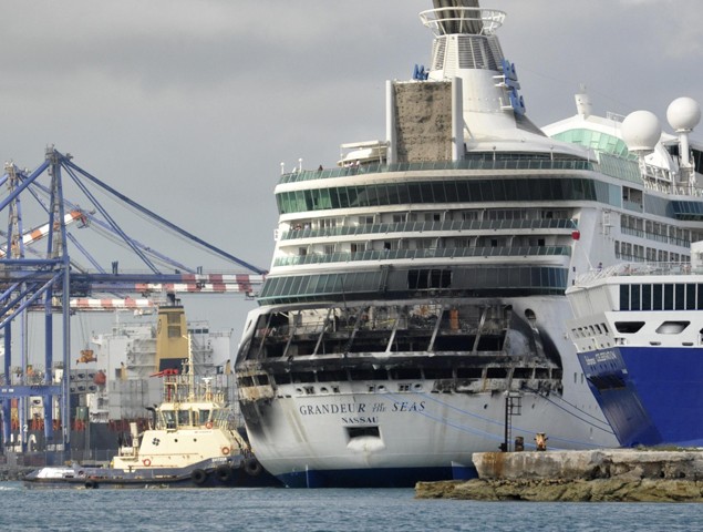 grandeur of the seas fire damage cruise ship