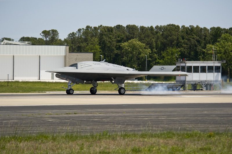 X-47B Unmanned Combat Air System lands at NAS Patuxent River – gCaptain