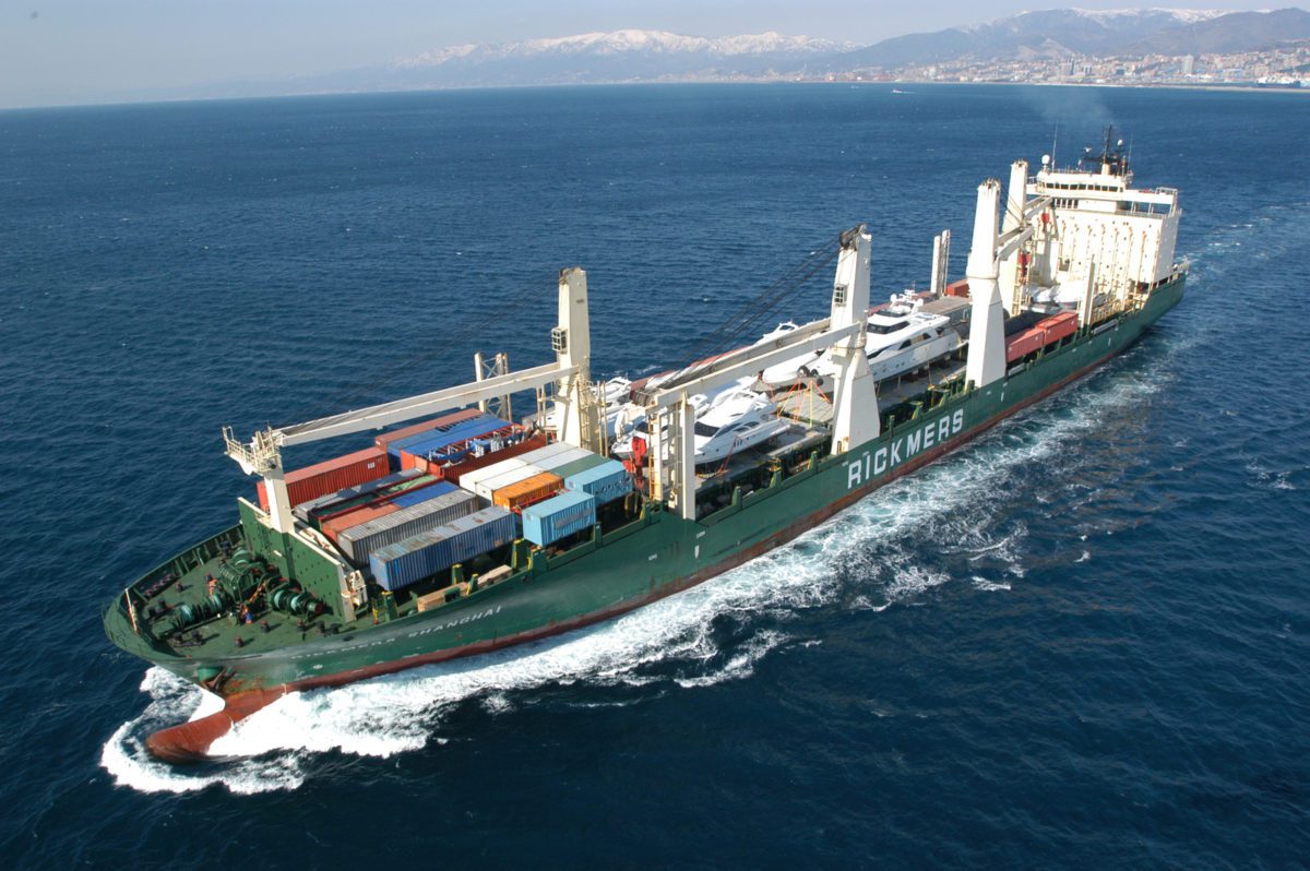 Rickmers Shanghai cargo ship