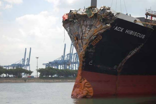 MAIB Issues Final Report on 2011 Singapore Strait Containership Collision