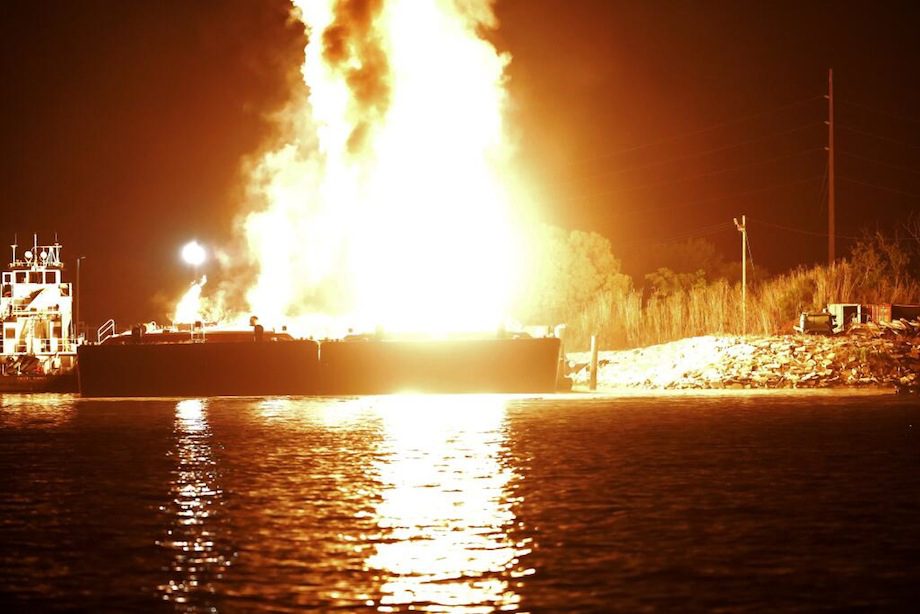 Investigation Continues Into Kirby Tank Barge Explosion