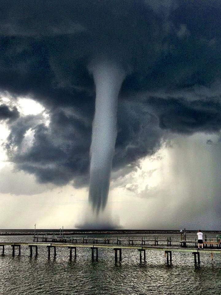 Incredible Photos and Video of Massive Louisiana Waterspout