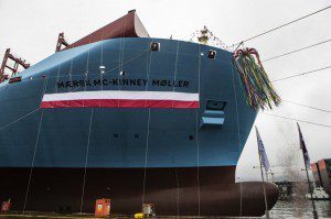 MV MÃ¦rsk Mc-Kinney MÃ¸ller. Image courtesy Maersk Line.