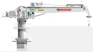MacGregor 3-axis motion compensation crane for windfarm sector