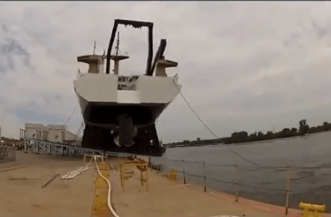 WATCH: Ship Launch Fail