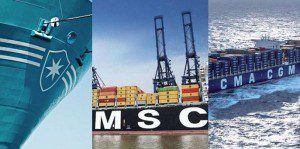 maersk line cma cgm msc mediterranean shipping company