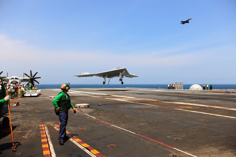 U.S. Navy Drone Makes Historic Carrier Landing [VIDEO]