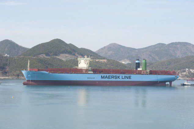 The M/V Mærsk McKinney-Møller. Image courtesy Maersk Line.