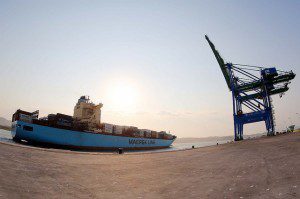 Navio Maersk Lavras santos brasil