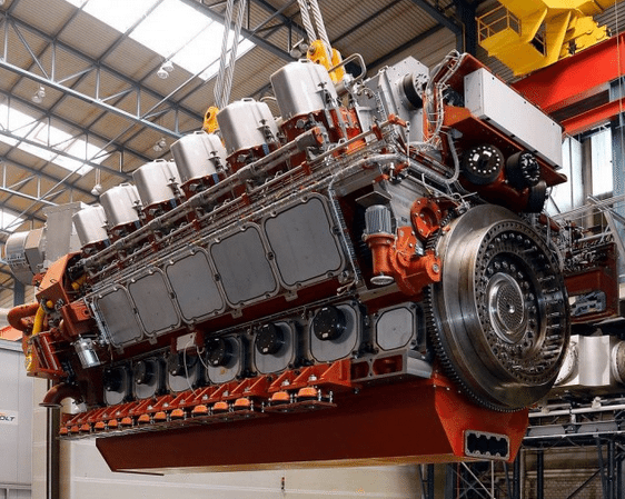 Caterpillar Delivers First MaK M 46 DF Dual Fuel Marine Engine