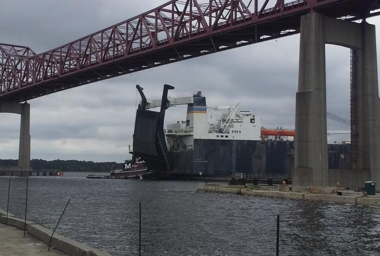 MSC Ship Hits Bridge Near Jaxport [VIDEO]