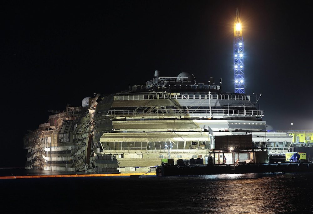 Costa Concordia To Be Refloated In June