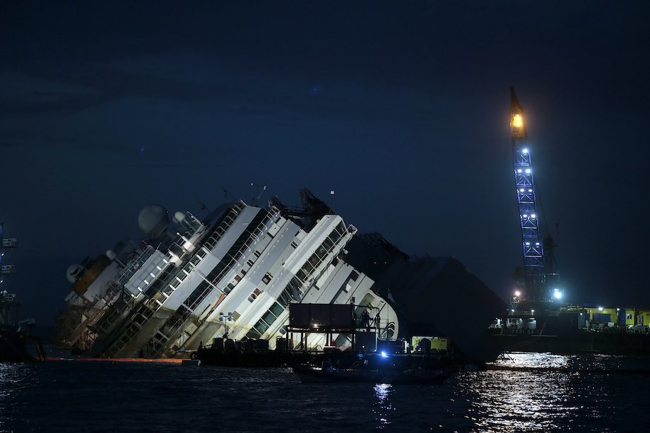 Parbuckling of Costa Concordia Completed -UPDATE