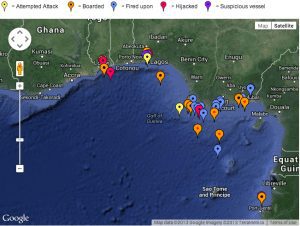 piracy map gulf of guinea
