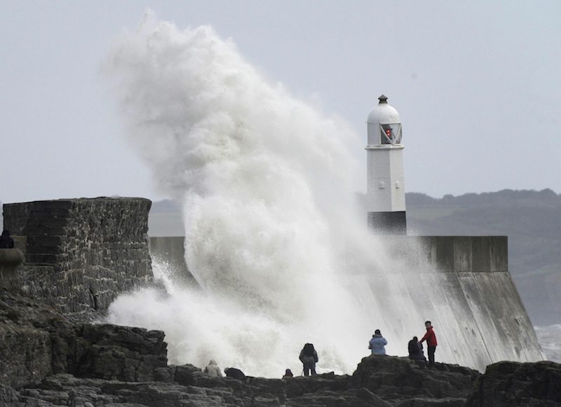 Severe Storm Batters Britain and Netherlands