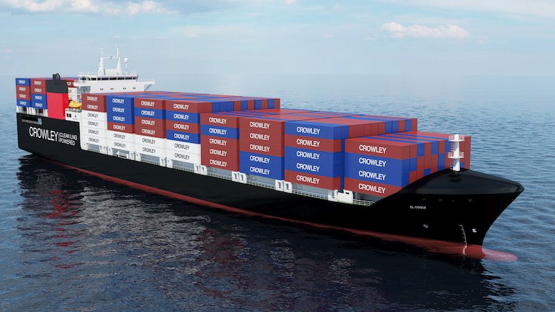 Crowley Orders World’s First LNG-Powered ConRo Vessels