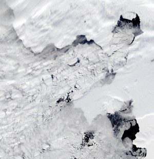 nasa b-31 iceberg satellite view