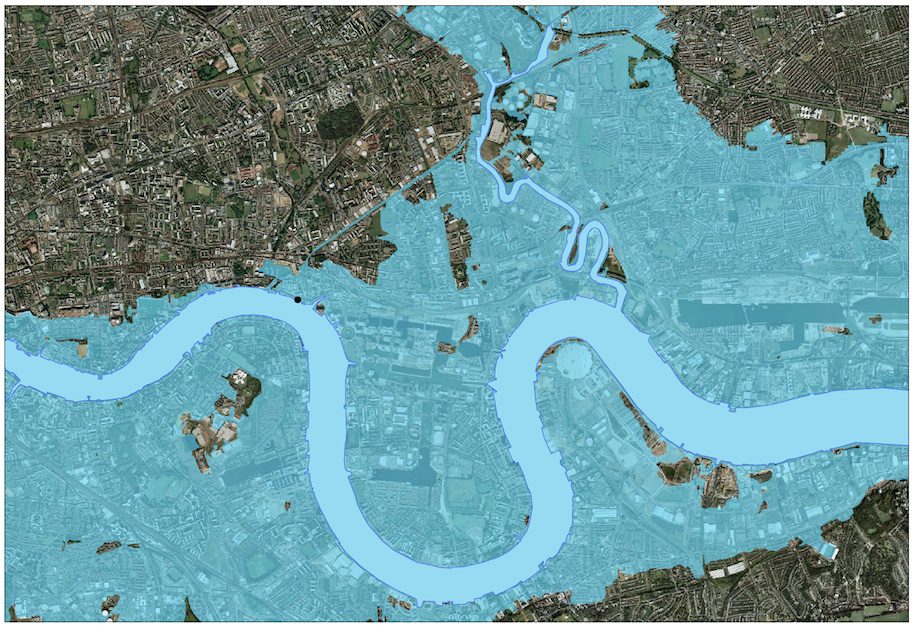 This is What London Would Have Looked Like Last Night… If Not for The Thames Barrier