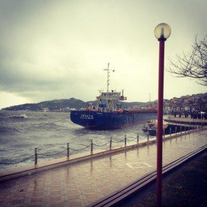 m/v croatia aground
